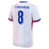 Camiseta de fútbol Francia Tchouameni 8 Segunda Equipación Euro 2024 - Hombre